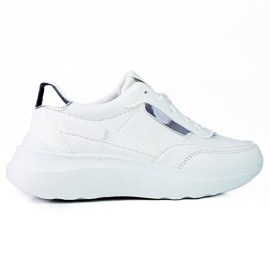 Damen-Sneaker von Shelovet mit weißen weißen Schnürsenkeln