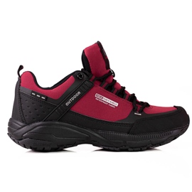 Damen Outdoor-Trekkingschuhe DK bordeaux schwarz rot