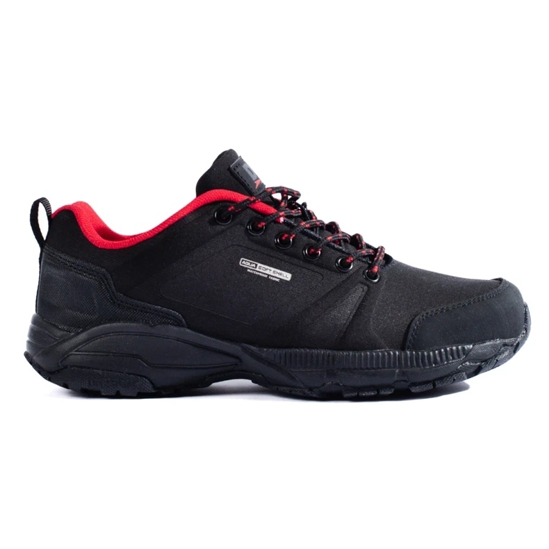 DK Damen-Trekkingschuhe, schwarz und rot