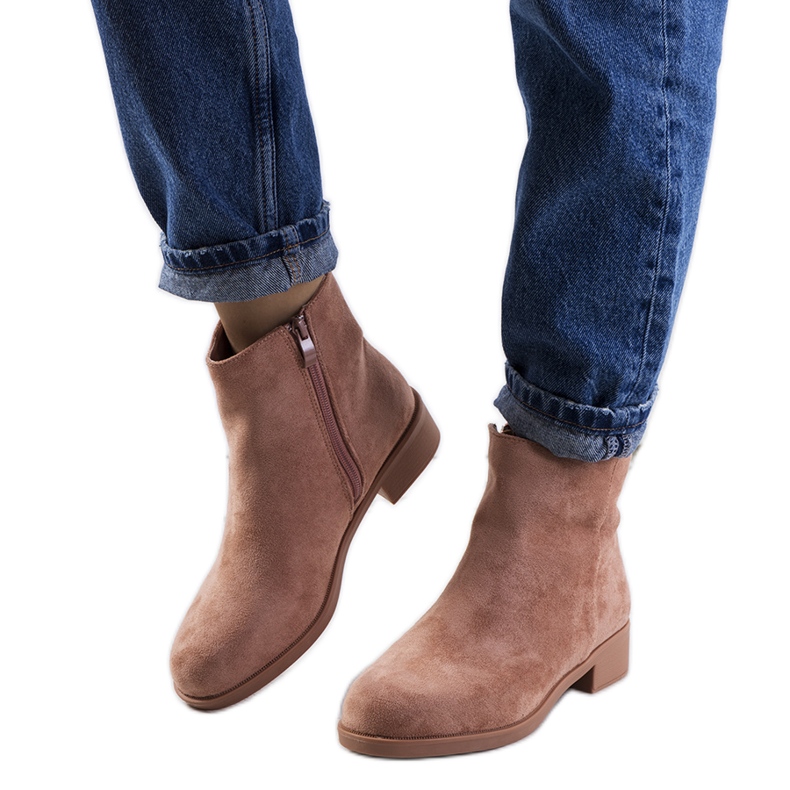 Rosafarbene Tereza-Stiefel