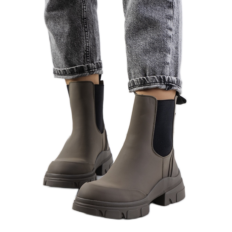 Carlos grüne Stiefel