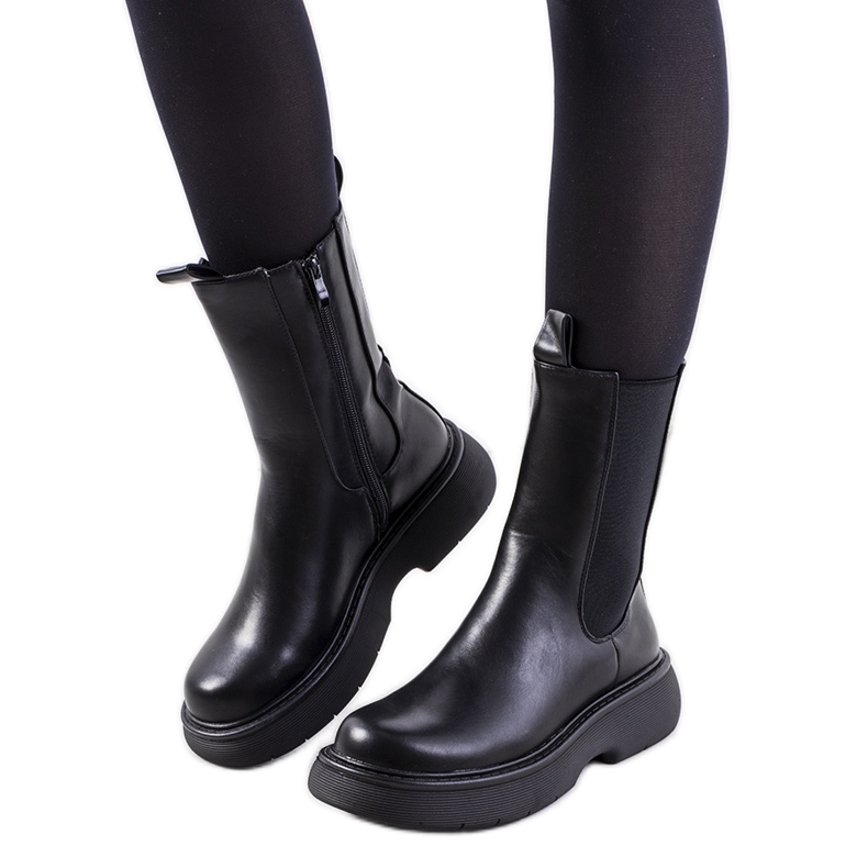 Schwarze Stiefel von Willsden Boots