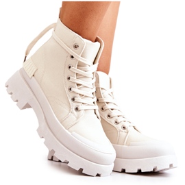 PS1 Treue beige gebundene Wanderschuhe