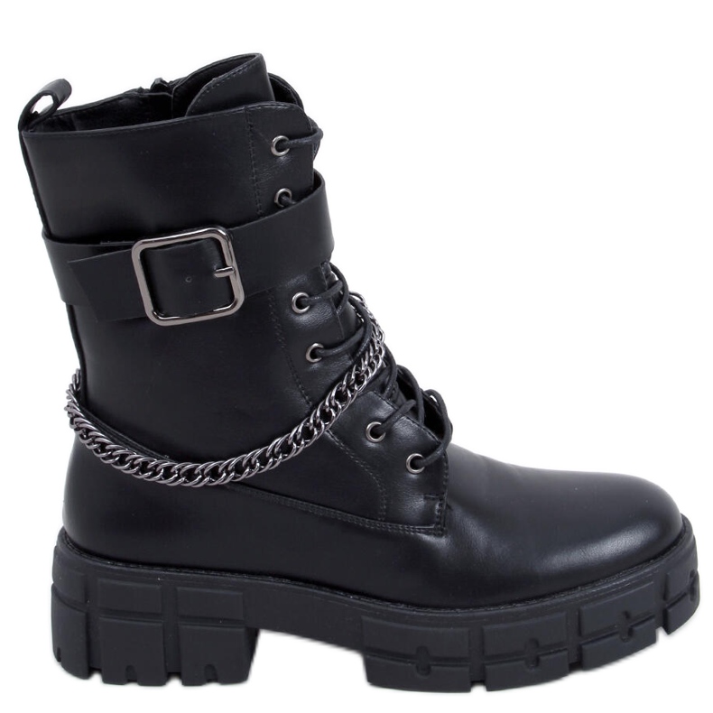 Militärstiefel Maude Black schwarz