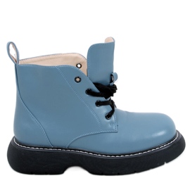 Gaia Blaue Martensiaki-Stiefel
