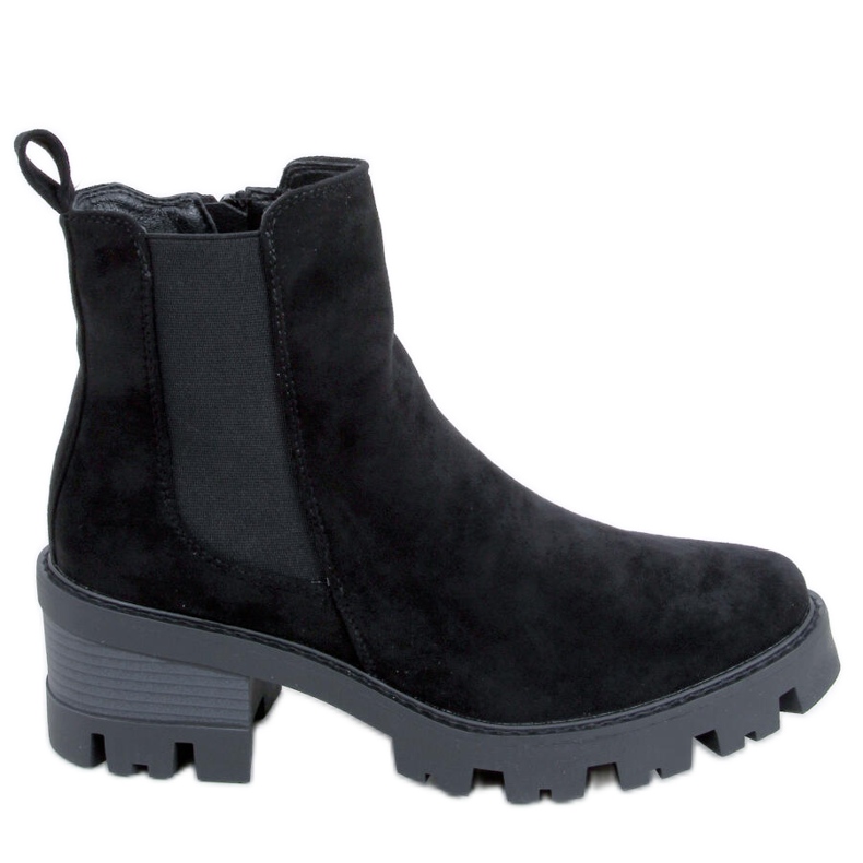 Ragga Schwarze hochhackige Stiefeletten