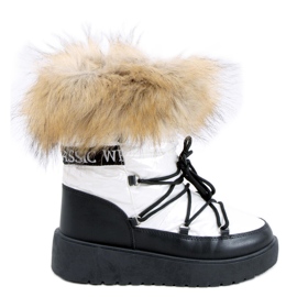 Schneestiefel von Einar White für Damen weiß