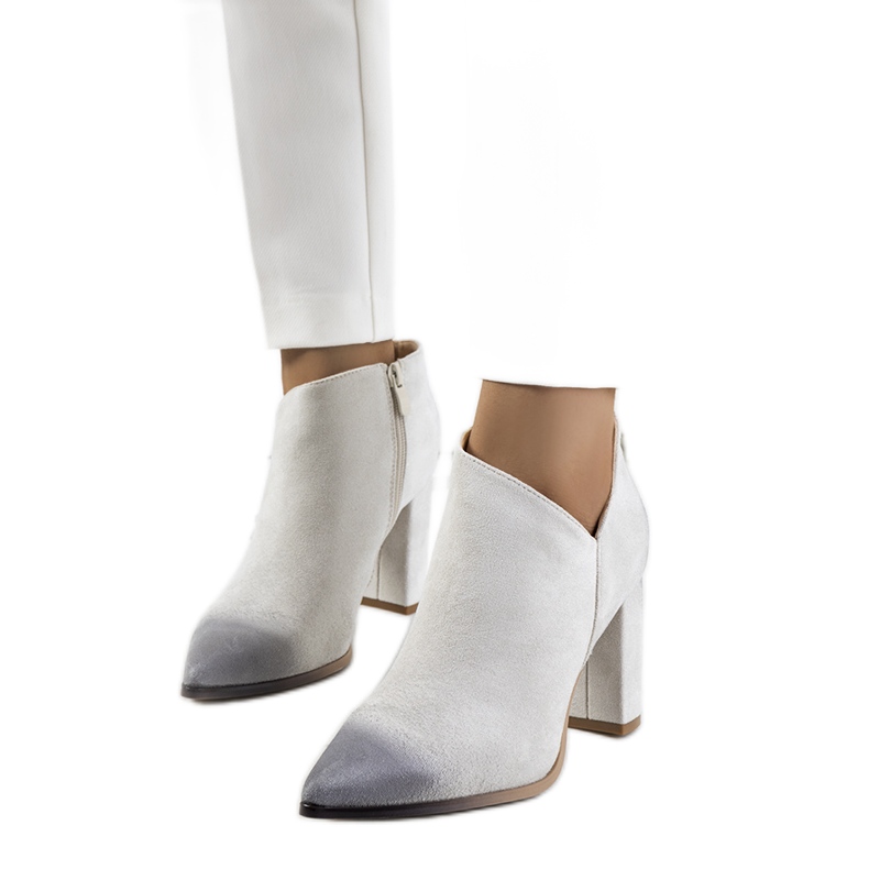 Zalfari graue Stiefel