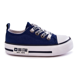 Kindermaterial Sneakers Big Star KK374070 Marineblau