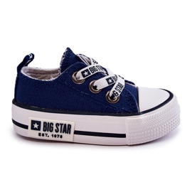 Kindermaterial Sneakers Big Star KK374050 Marineblau
