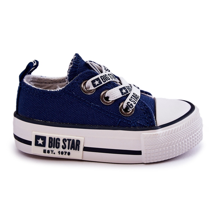 Kindermaterial Sneakers Big Star KK374050 Marineblau