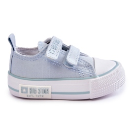 Kinder-Stoffturnschuhe mit Klettverschluss Big Star KK374084 Blau