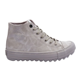 Damen Sneaker Big Star High Warm Grau GG274070