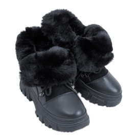 Jarl Black Schneestiefel für Damen schwarz