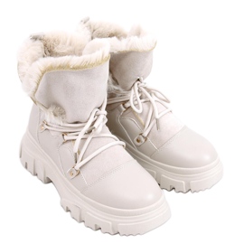 Jarl Beige Schneestiefel für Damen