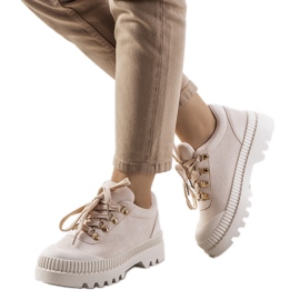 Beige Lowa Damenschuhe