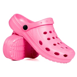 Helle rosa Shelovet-Hausschuhe für Damen