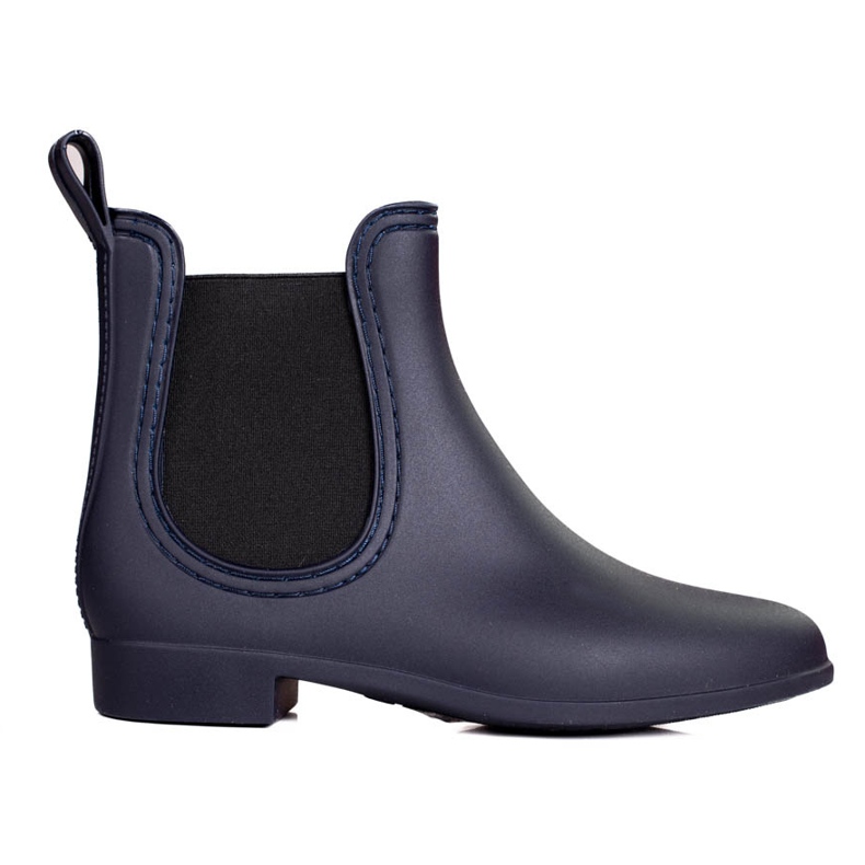 Shelovet matte marineblaue Damengaloschen navy blau