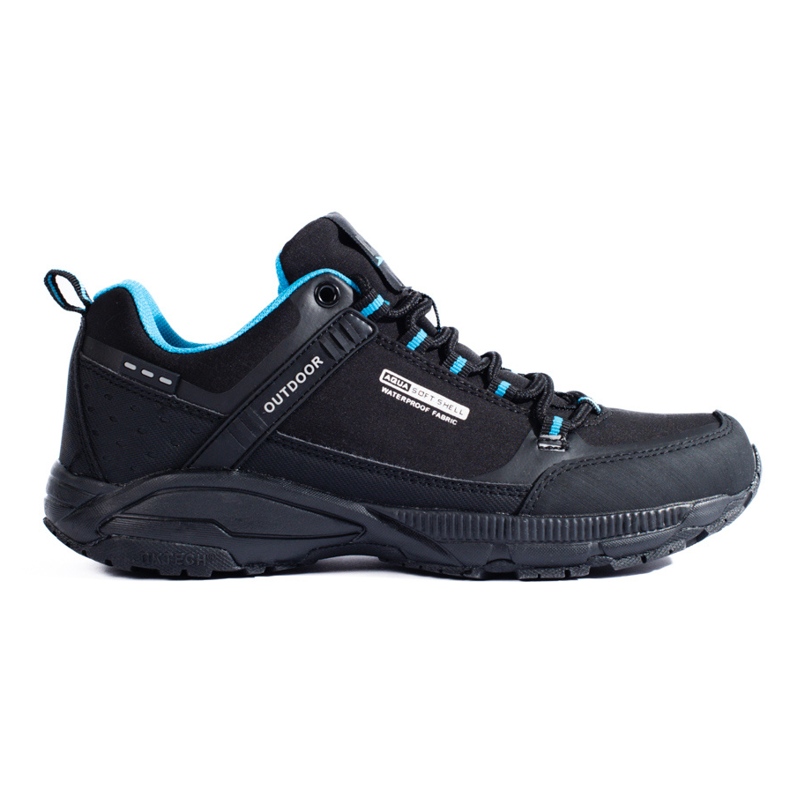 Damen Outdoor-Trekkingschuhe DK schwarz und blau