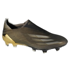 Adidas X Ghosted + Fg M FX9098 Fußballschuhe schwarz golden golden