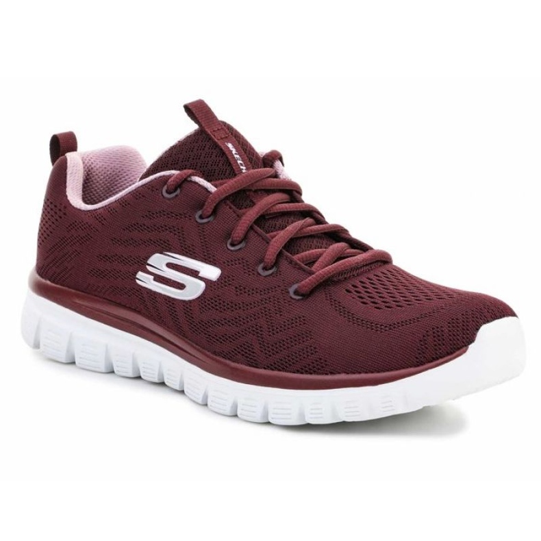 Skechers Graceful Get Connected W 12615-WINE Schuhe rot