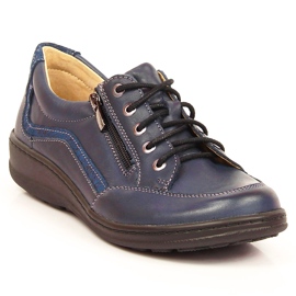Bequeme marineblaue Damenschuhe Helios