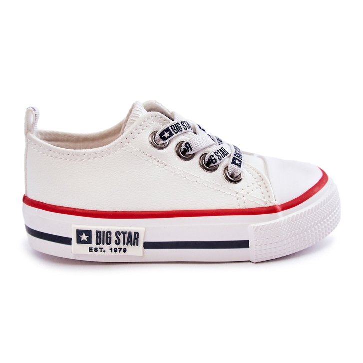 Kinder Ledersneaker Big Star KK374042 Weiß