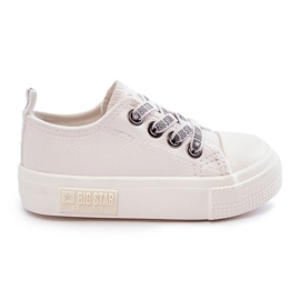 Kinder Ledersneaker Big Star KK374060 Weiß