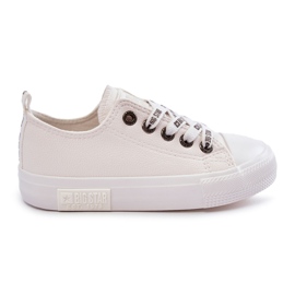 Kinder Ledersneaker Big Star KK374056 Weiß