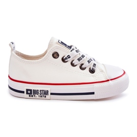 Kinder-Ledersneaker Big Star KK374038 Weiß