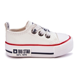 Kinder-Ledersneaker Big Star KK374040 Weiß