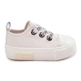 Kinder Ledersneaker Big Star KK374058 Weiß