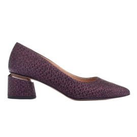 Marco Shoes Wildleder Pumps lila