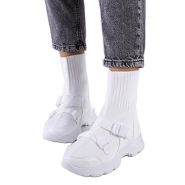 Weiße Saker-Sneakers