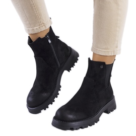 Schwarze Krosstoen Chelsea Boots