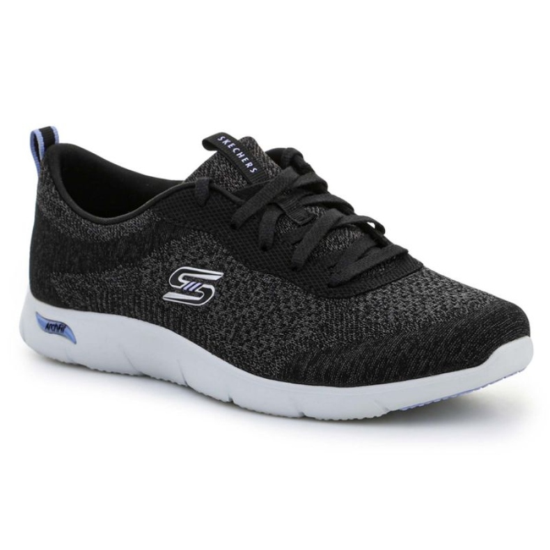 Skechers Arch Fit Refine Lavish Wish 104272-BKW Schuhe schwarz