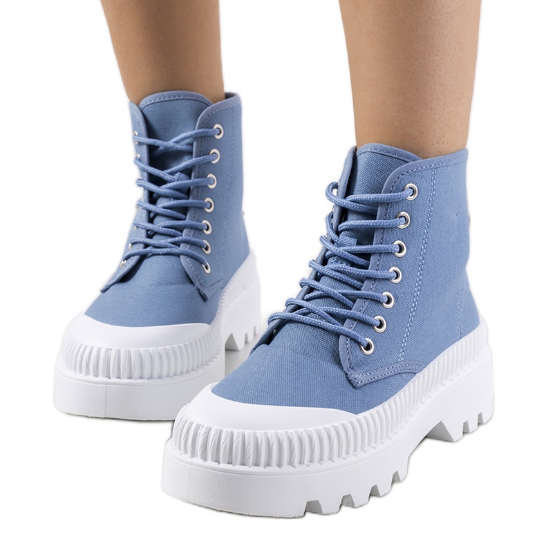 Blaue Roxo-Turnschuhe