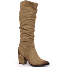 Offiziersstiefel am Posten Potocki W WOL109B beige