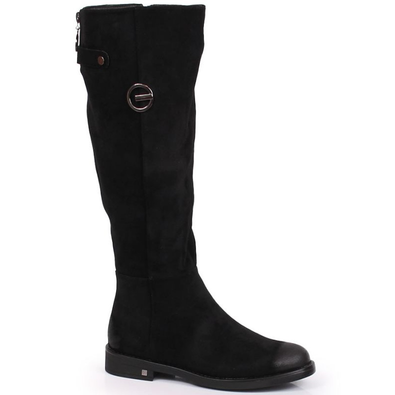 Warme Overknee-Stiefel Potocki W WOL110 schwarz
