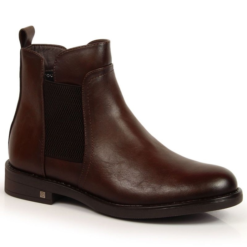 Warme Chelsea Boots Potocki WOL95B braun