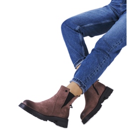 Rosa Krosstoen Chelsea-Stiefel