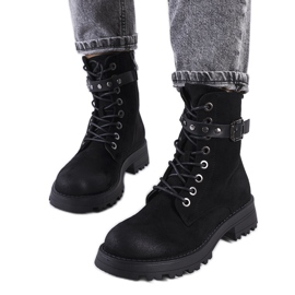 Schwarze Narnclaedra-Stiefel
