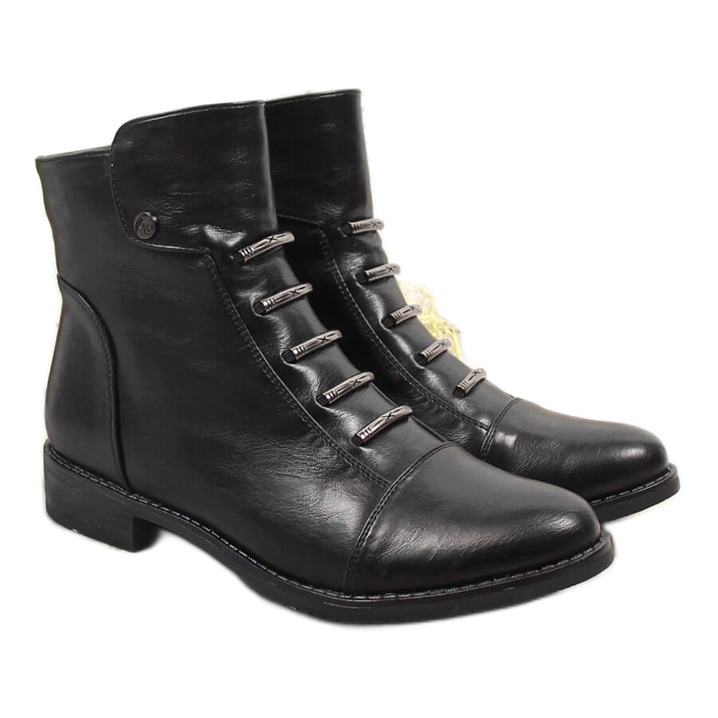Schwarze isolierte Damenstiefel Jezzi JEZ52A