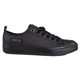 Damen Big Star KK274011 Turnschuhe schwarz