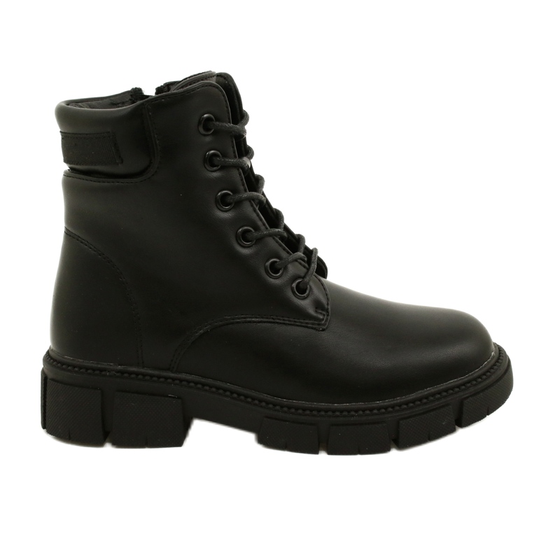 American Club Warme Stiefel für amerikanische High Workers schwarz