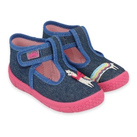 Befado Kinderschuhe 531P117 marineblau mehrfarbig