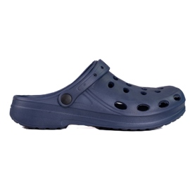 Helle marineblaue Shelovet-Slipper für Herren