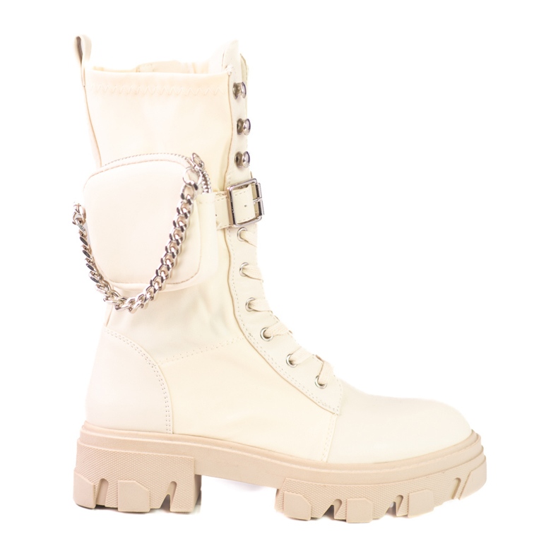 Beige Damentaschen mit einer Shelovet-Tasche