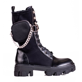 Schwarze Damentaschen mit einer Shelovet-Tasche