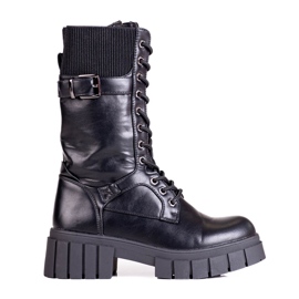 Shelovet geschnürte Damentaschen schwarz